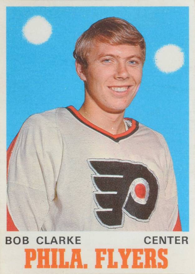 1970 O-Pee-Chee Bob Clarke #195 Hockey Card