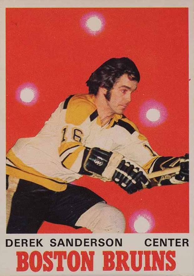 1970 O-Pee-Chee Derek Sanderson #136 Hockey Card