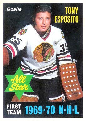 1970 O-Pee-Chee Tony Esposito #234 Hockey Card