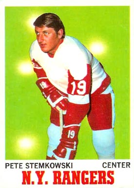 1970 O-Pee-Chee Pete Stemkowski #25 Hockey Card