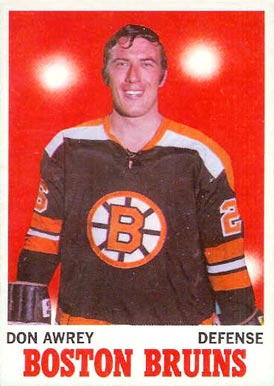 1970 O-Pee-Chee Don Awrey #4 Hockey Card