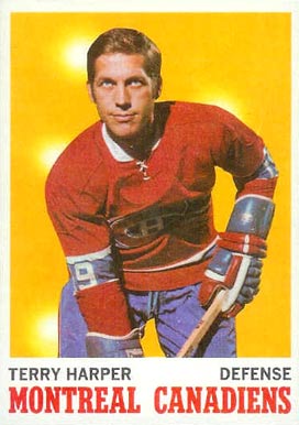 1970 O-Pee-Chee Terry Harper #53 Hockey Card