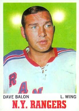 1970 O-Pee-Chee Dave Balon #61 Hockey Card
