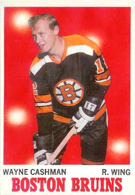 1970 O-Pee-Chee Wayne Cashman #7 Hockey Card