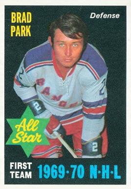 1970 O-Pee-Chee Brad Park #239a Hockey Card