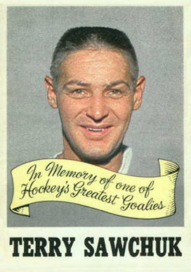 1970 O-Pee-Chee Terry Sawchuk Memorial #231 Hockey Card