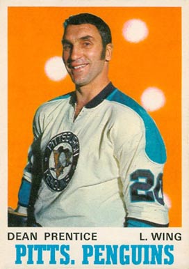 1970 O-Pee-Chee Dean Prentice #201 Hockey Card