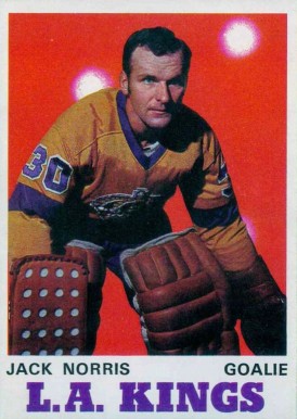 1970 O-Pee-Chee Jack Norris #165 Hockey Card