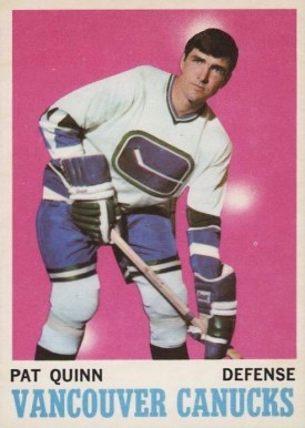 1970 O-Pee-Chee Pat Quinn #120 Hockey Card