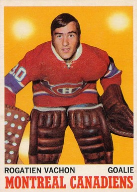 1970 O-Pee-Chee Rogatien Vachon #49 Hockey Card