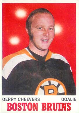 1970 Topps Gerry Cheevers #1 Hockey Card
