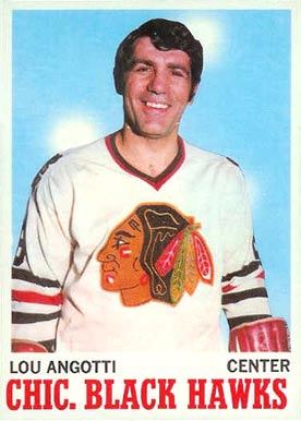 1970 Topps Lou Angotti #12 Hockey Card