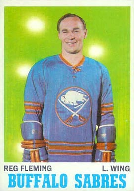 1970 Topps Reg Fleming #128 Hockey Card
