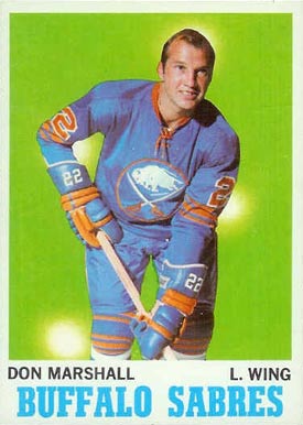 1970 Topps Don Marshall #129 Hockey Card
