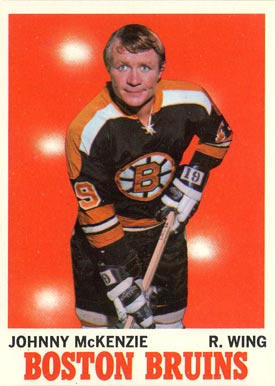 1970 Topps Johnny McKenzie #6 Hockey Card