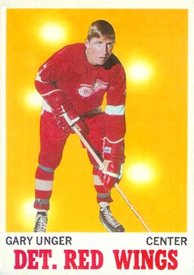 1970 Topps Garry Unger #26 Hockey Card
