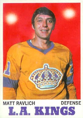 1970 Topps Matt Ravlich #32 Hockey Card