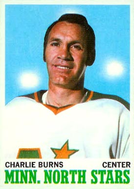1970 Topps Charlie Burns #44 Hockey Card