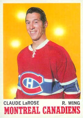 1970 Topps Claude Larose #56 Hockey Card