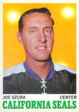 1970 Topps Joe Szura #73 Hockey Card