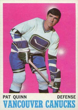 1970 Topps Pat Quinn #120 Hockey Card