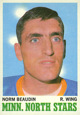 1970 Topps Norm Beaudin #48 Hockey Card