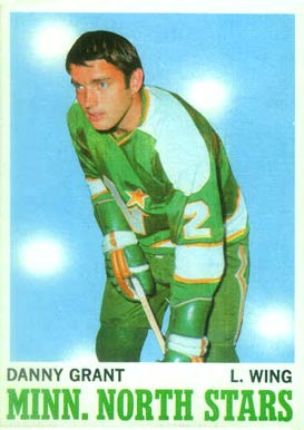 1970 Topps Danny Grant #47 Hockey Card