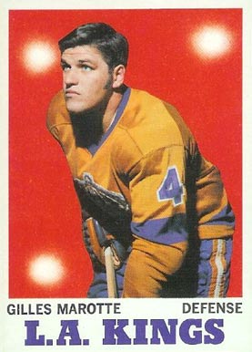 1970 Topps Gilles Marotte #34 Hockey Card