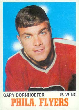 1970 Topps Gary Dornhoefer #85 Hockey Card