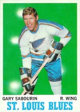 1970 Topps Gary Sabourin #96 Hockey Card