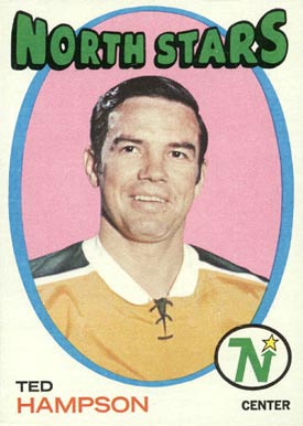 1971 O-Pee-Chee Ted Hampson #101 Hockey Card