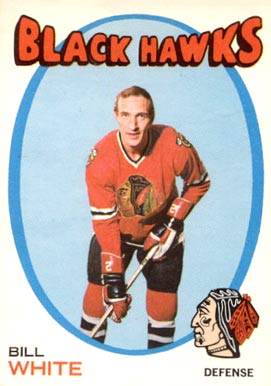 1971 O-Pee-Chee Bill White #11 Hockey Card