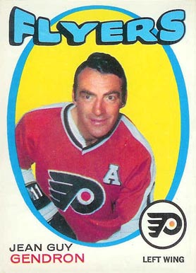 1971 O-Pee-Chee Jean-Guy Gendron #204 Hockey Card