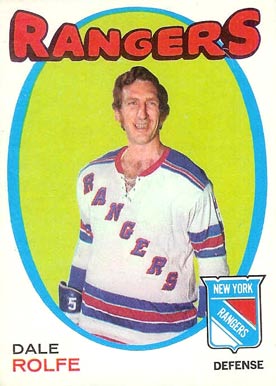 1971 O-Pee-Chee Dale Rolfe #219 Hockey Card