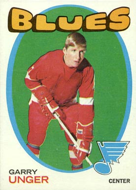 1971 O-Pee-Chee Garry Unger #26 Hockey Card