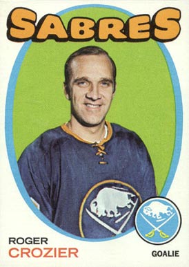 1971 O-Pee-Chee Roger Crozier #36 Hockey Card