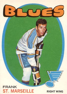 1971 O-Pee-Chee Frank St. Marseille #38 Hockey Card