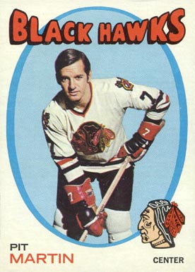 1971 O-Pee-Chee Pit Martin #39 Hockey Card
