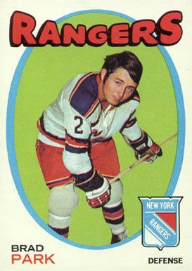 1971 O-Pee-Chee Brad Park #40 Hockey Card