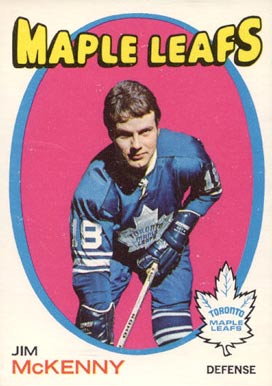1971 O-Pee-Chee Jim McKenny #43 Hockey Card