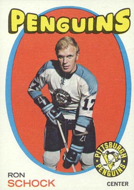 1971 O-Pee-Chee Ron Schock #56 Hockey Card