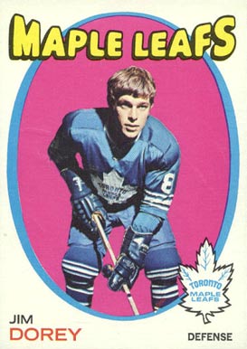 1971 O-Pee-Chee Jim Dorey #57 Hockey Card