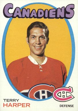 1971 O-Pee-Chee Terry Harper #59 Hockey Card