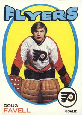 1971 O-Pee-Chee Doug Favell #72 Hockey Card
