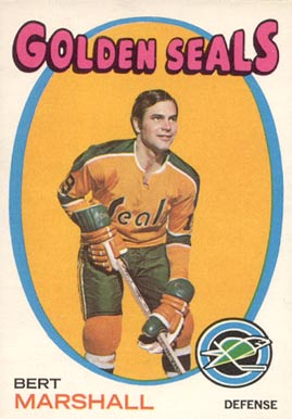 1971 O-Pee-Chee Bert Marshall #73 Hockey Card