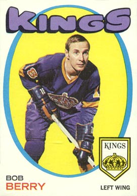 1971 O-Pee-Chee Bob Berry #76 Hockey Card