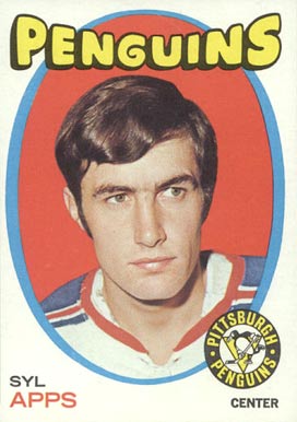 1971 O-Pee-Chee Syl Apps Jr. #77 Hockey Card