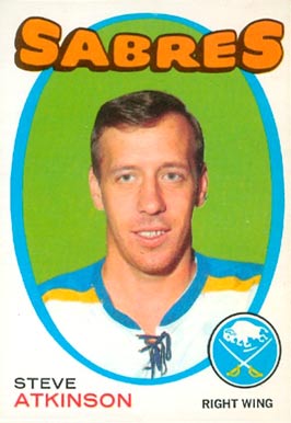 1971 O-Pee-Chee Steve Atkinson #162 Hockey Card