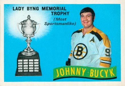1971 O-Pee-Chee Lady Byng Memorial Trophy #249 Hockey Card