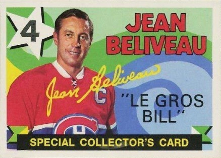 1971 O-Pee-Chee Jean Beliveau #263 Hockey Card